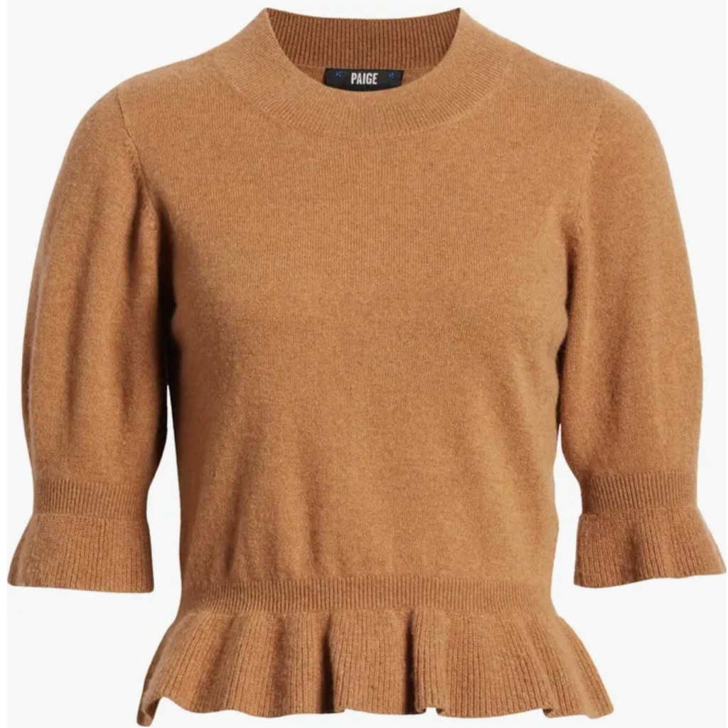 New Paige Sabelina Merino Wool Blend Sweater